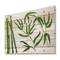 Designart - Bamboo Branches In The Forest IV - Tropical Print on Natural Pine Wood